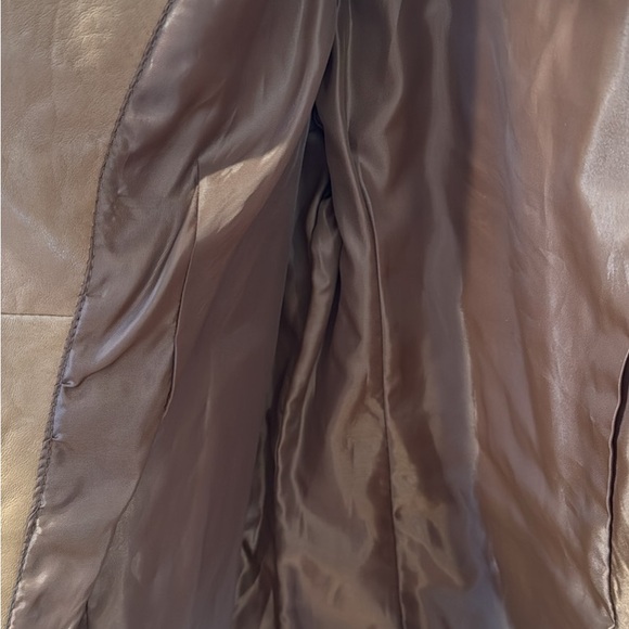 Brown Leather Jacket - Picture 4 of 5